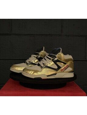 Reebok Pump Omni Lite Metallic Gold Limited Edition Rare Deadstock Men’s 9.5